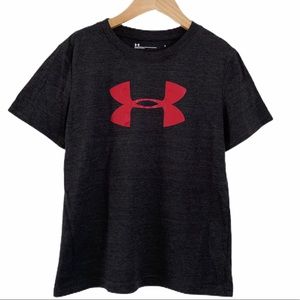 Boys Dark Grey Under Armour Shirt Size 7